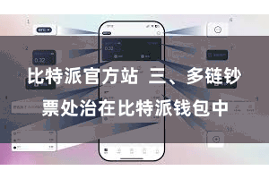 比特派官方站 三、多链钞票处治在比特派钱包中