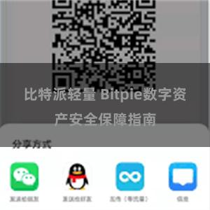 比特派轻量 Bitpie数字资产安全保障指南