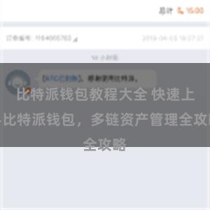 比特派钱包教程大全 快速上手比特派钱包，多链资产管理全攻略