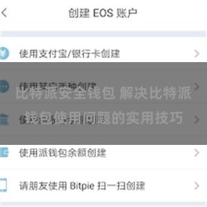 比特派安全钱包 解决比特派钱包使用问题的实用技巧
