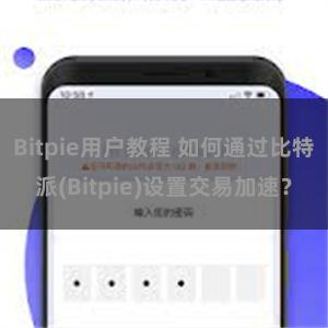 Bitpie用户教程 如何通过比特派(Bitpie)设置交易加速？