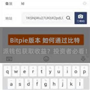 Bitpie版本 如何通过比特派钱包获取收益？投资者必看！