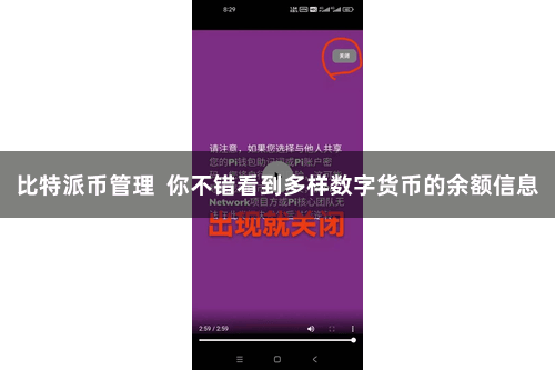 比特派币管理  你不错看到多样数字货币的余额信息