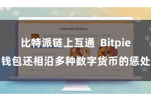 比特派链上互通  Bitpie钱包还相沿多种数字货币的惩处